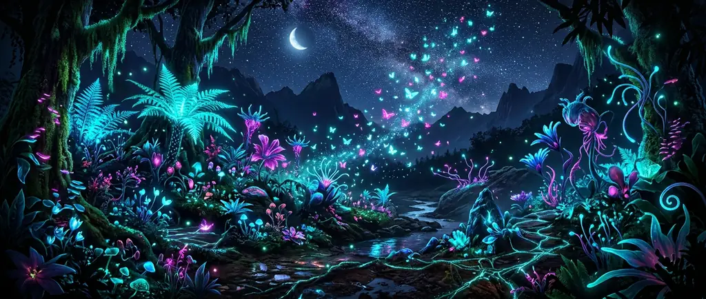 Biolumineszcens dzsungel